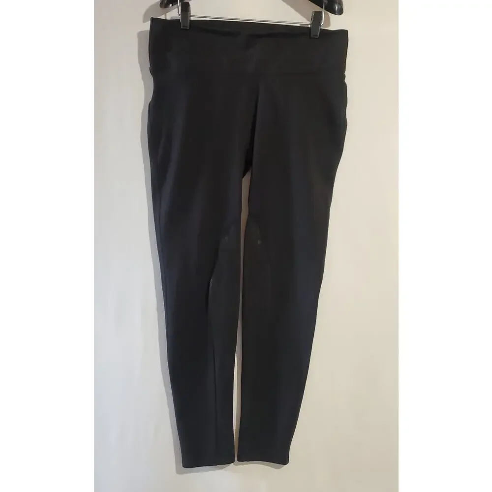 Spanx Ready To Wow Black Faux Leather Riding Leggings Womens Size XL Shapewear - Picture 3 of 13